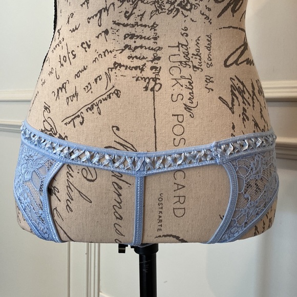 G-World Intimates 3pc Sexy Lace Robe Cutout Bra & Panty Set - Size: OS - Picture 9 of 10